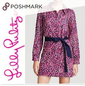 Lilly Pulitzer Gigi Dress Sz 4 Giraffe Print